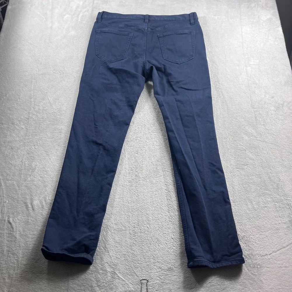 Banana Republic Traveler Slim Fit Pants Mens 34x32‎ Navy Blue 5-Pocket Chino